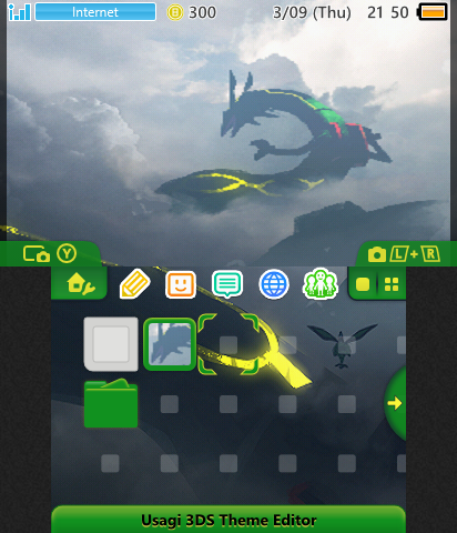 Rayquaza in the Sky Art