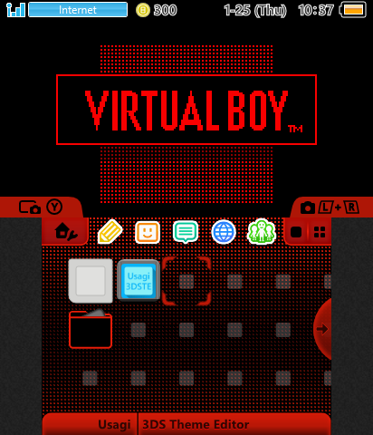 Virtual Boy Dark Theme